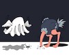 Cartoon: Ghost Ostrich ... (small) by berk-olgun tagged ghost,ostrich