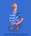 Cartoon: Goose Down Jacket... (small) by berk-olgun tagged goose,down,jacket
