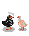Cartoon: Goose Feather... (small) by berk-olgun tagged goose,feather