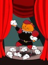 Cartoon: Hamlet the Cat... (small) by berk-olgun tagged hamlet,the,cat