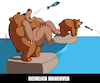 Cartoon: Heimlich Maneuver... (small) by berk-olgun tagged heimlich,maneuver