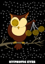 Cartoon: Hypnotic Owl Eyes... (small) by berk-olgun tagged hypnotic,owl,eyes