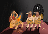 Cartoon: Invention of Fire Eating... (small) by berk-olgun tagged invention,of,fire,eating