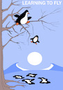 Cartoon: Learning to Fly... (small) by berk-olgun tagged learning,to,fly