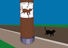 Cartoon: Lost Cat... (small) by berk-olgun tagged lost,cat