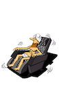 Cartoon: Massage Chair... (small) by berk-olgun tagged massage,chair