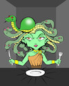 Cartoon: Medusa... (small) by berk-olgun tagged medusa
