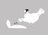 Cartoon: Pigeons Wife... (small) by berk-olgun tagged pigeons,wife
