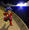 Cartoon: Pirate Pinocchio... (small) by berk-olgun tagged pirate,pinocchio