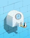 Cartoon: Polar Cuckoo Clock... (small) by berk-olgun tagged polar,cuckoo,clock