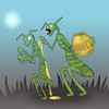 Cartoon: Praying Mantis s  Phantasy.. (small) by berk-olgun tagged praying mantis