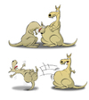 Cartoon: Pregnant Kangaroo... (small) by berk-olgun tagged pregnant,kangaroo