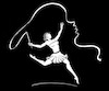 Cartoon: Ribbon Dancer... (small) by berk-olgun tagged ribbon,dancer