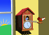 Cartoon: Rooster Clock... (small) by berk-olgun tagged rooster,clock