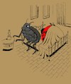 Cartoon: Samsa vs Ladybug... (small) by berk-olgun tagged samsa,vs,ladybug