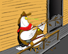 Cartoon: Sheriff Pigeon... (small) by berk-olgun tagged sheriff,pigeon