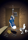 Cartoon: Shoe Jail... (small) by berk-olgun tagged shoe,jail
