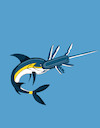 Cartoon: Swiss Army Swordfish... (small) by berk-olgun tagged swiss,army,swordfish