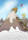 Cartoon: The Climber... (small) by berk-olgun tagged the,climber