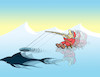 Cartoon: The Old Man and the Polar... (small) by berk-olgun tagged the,old,man,and,polar