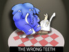 Cartoon: The Wrong Teeth... (small) by berk-olgun tagged the,wrong,teeth