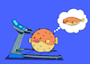 Cartoon: Treadmill... (small) by berk-olgun tagged treadmill