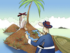 Cartoon: Treasure Island... (small) by berk-olgun tagged treasure,island