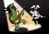 Cartoon: Turtle Slash... (small) by berk-olgun tagged turtle,slash