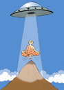 Cartoon: UFO... (small) by berk-olgun tagged ufo