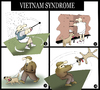 Cartoon: VIETNAM SYNDROME... (small) by berk-olgun tagged vietnam,syndrome