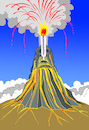 Cartoon: Volcano... (small) by berk-olgun tagged volcano