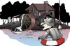 Cartoon: Watermill... (small) by berk-olgun tagged watermill