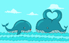 Cartoon: Whale Heart... (small) by berk-olgun tagged whale,heart