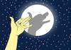 Cartoon: Wolf... (small) by berk-olgun tagged wolf