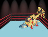 Cartoon: WWE... (small) by berk-olgun tagged wwe