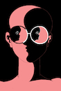 Cartoon: Yin Yang Glasses... (small) by berk-olgun tagged yin,yang,glasses