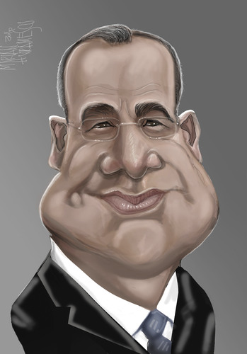 Cartoon: Dr Arif Albayrak (medium) by Marian Avramescu tagged by,mav