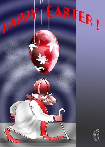 Cartoon: HAPPY  EASTER (medium) by Marian Avramescu tagged mav