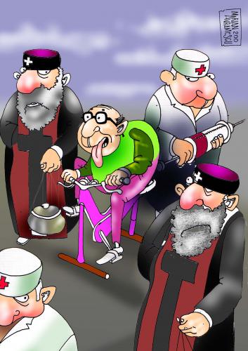 Cartoon: Precaution (medium) by Marian Avramescu tagged precaution