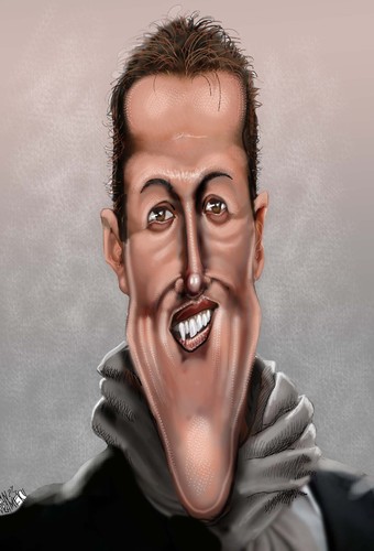 Cartoon: Schumacher (medium) by Marian Avramescu tagged mmmav