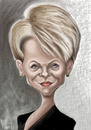 Cartoon: Dalia Grybauskaite Lituania (small) by Marian Avramescu tagged by,mav