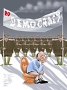 Cartoon: DEMOCRACY (small) by Marian Avramescu tagged ro mav