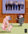 Cartoon: PIGS (small) by Marian Avramescu tagged mav