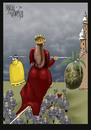 Cartoon: red queenIII (small) by Marian Avramescu tagged mmmmmmmm