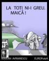 Cartoon: to  ROMANIA WITH LOVE (small) by Marian Avramescu tagged mav