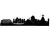 Cartoon: Skyline Rio de Janeiro (small) by Glenn M Bülow tagged sights,sightseeing,monument,skyline,city,travel,holiday,brazil,brasilien,rio,zuckerhut