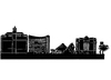Cartoon: Skyline Las Vegas (small) by Glenn M Bülow tagged sights,sightseeing,monument,skyline,city,travel,las,vega,usa,nevada,amerika,america,reisen,tourismus
