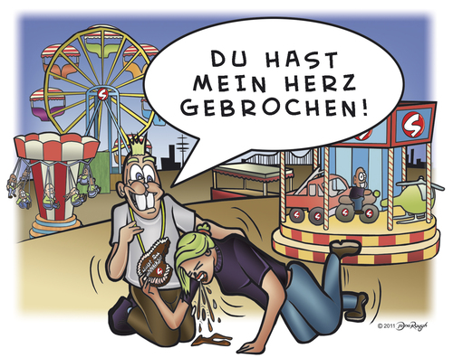 Cartoon: Liebe ißt für alle da (medium) by Snägels tagged cartoons