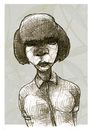 Cartoon: girl from osaka (small) by jenapaul tagged girl,japan,portrait,girls