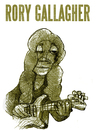Cartoon: rory gallagher (small) by jenapaul tagged rory,gallagher,portrait,music,rock,blues